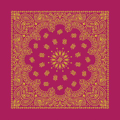 METALLIC 22 INCH PAISLEY BANDANNAS - IMPORTED - AS LOW AS $0.80 EACH*