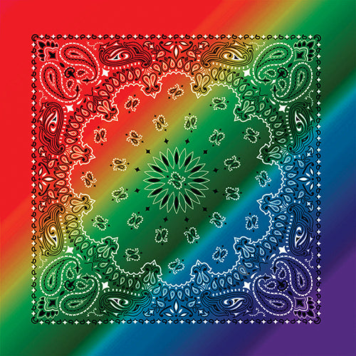 NOVELTY 22 INCH PAISLEY BANDANNAS - IMPORTED AND USA - As low as $0.84 per piece*
