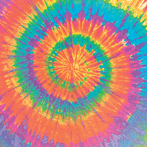 TIE DYED 22 INCH BANDANNAS - IMPORT AND USA - As low as $1.13 per piece*