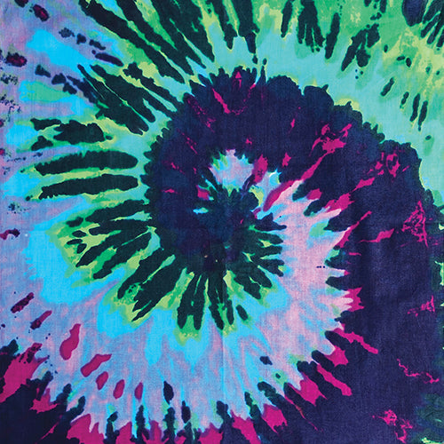 TIE DYED 22 INCH BANDANNAS - IMPORT AND USA - As low as $1.13 per piece*