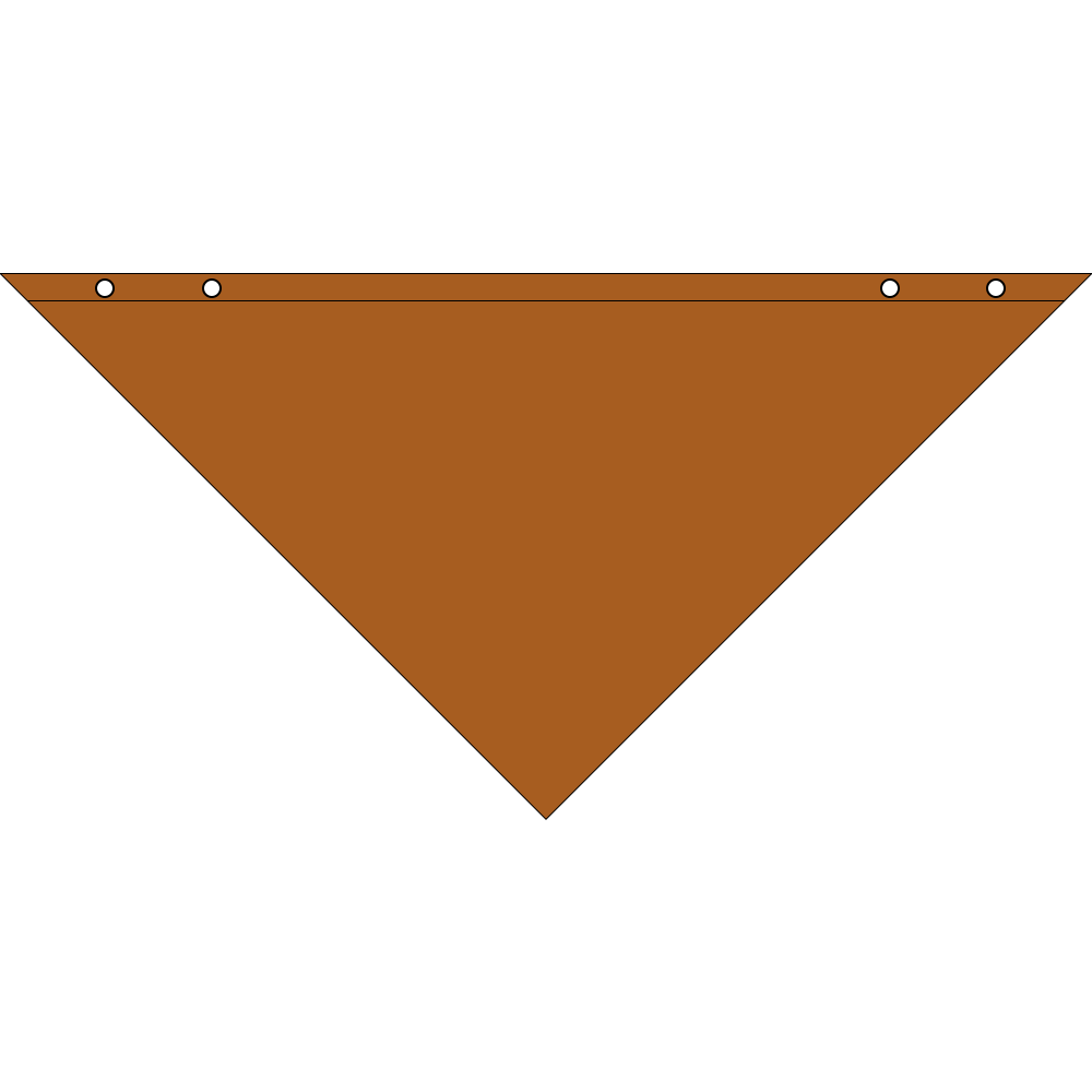 4800TS SERIES SNAP AND GO PET BANDANNA TRIANGLE - MADE IN THE USA