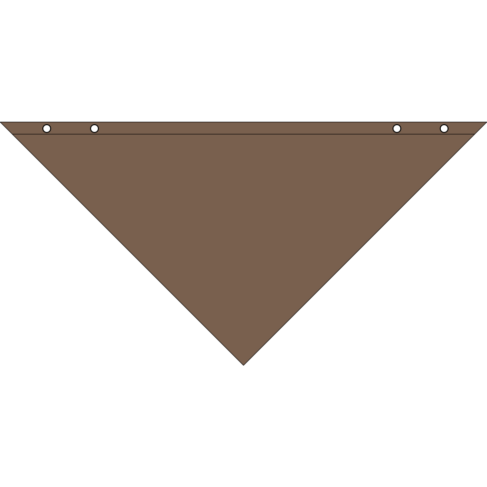 4800TS SERIES SNAP AND GO PET BANDANNA TRIANGLE - MADE IN THE USA