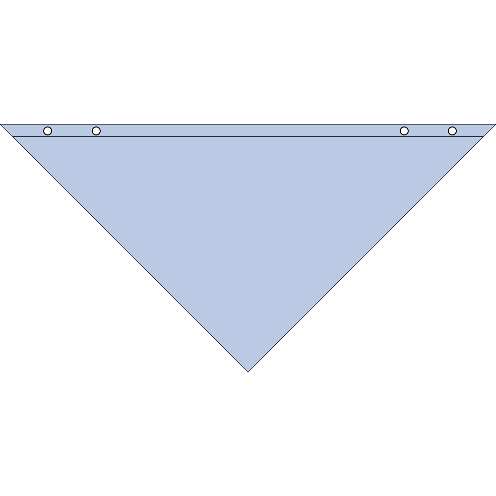 4900TS SERIES SNAP AND GO PET BANDANNA TRIANGLE - (IMPORTED) - AS LOW AS $1.23 EACH*