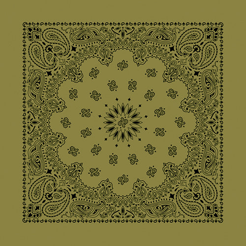 CONTEMPORARY PAISLEY 22 INCH BANDANNAS - MADE IN THE USA - AS LOW AS $1.17 EACH*