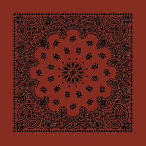 CONTEMPORARY PAISLEY 22 INCH BANDANNAS - MADE IN THE USA - AS LOW AS $1.17 EACH*