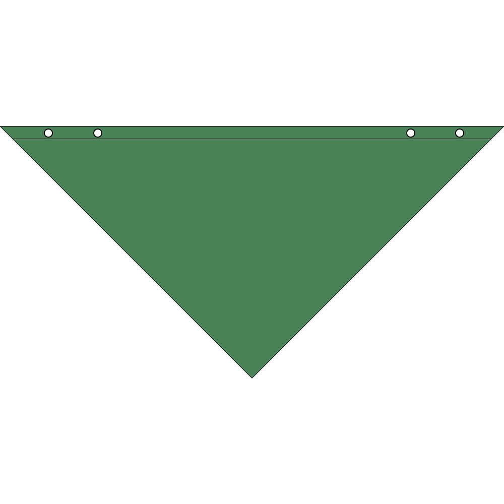 795TS SERIES SNAP AND GO PET BANDANNA TRIANGLE - MADE IN THE USA - AS LOW AS $1.17 EACH*