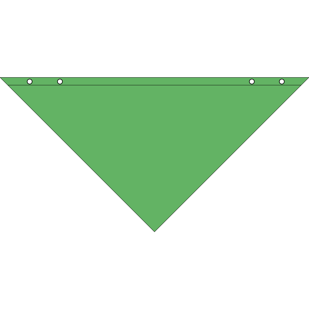 795TS SERIES SNAP AND GO PET BANDANNA TRIANGLE - MADE IN THE USA - AS LOW AS $1.17 EACH*
