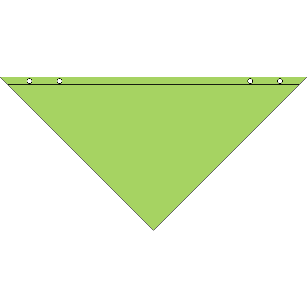 795TS SERIES SNAP AND GO PET BANDANNA TRIANGLE - MADE IN THE USA - AS LOW AS $1.17 EACH*