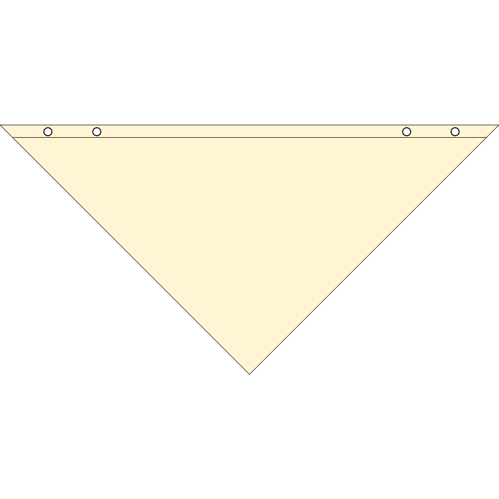 795TS SERIES SNAP AND GO PET BANDANNA TRIANGLE - MADE IN THE USA - AS LOW AS $1.17 EACH*