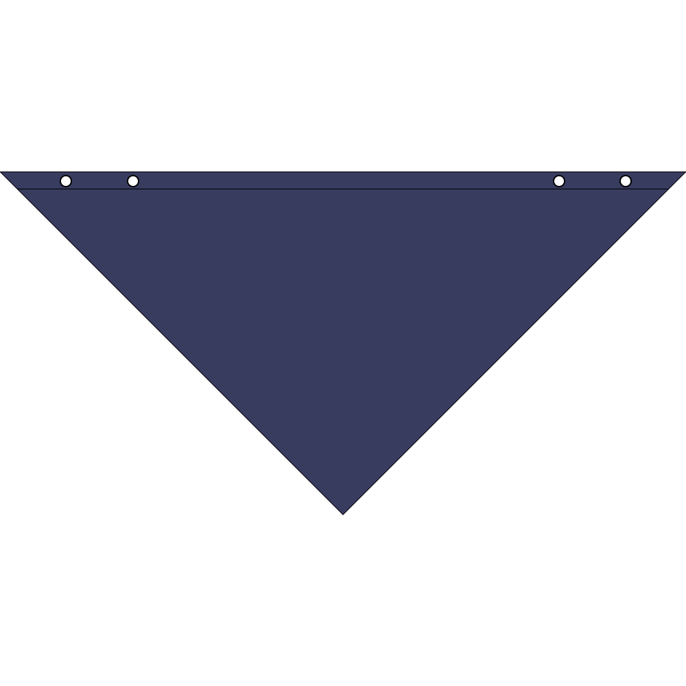 795TS SERIES SNAP AND GO PET BANDANNA TRIANGLE - MADE IN THE USA - AS LOW AS $1.17 EACH*