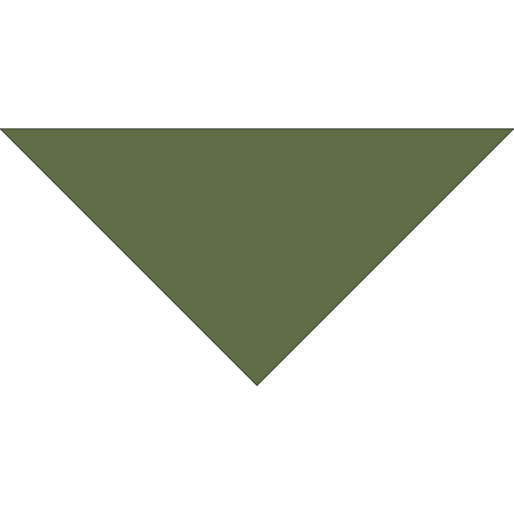 4800T SERIES 22 INCH PET BANDANNA TRIANGLE - MADE IN THE USA - AS LOW AS $1.18 EACH