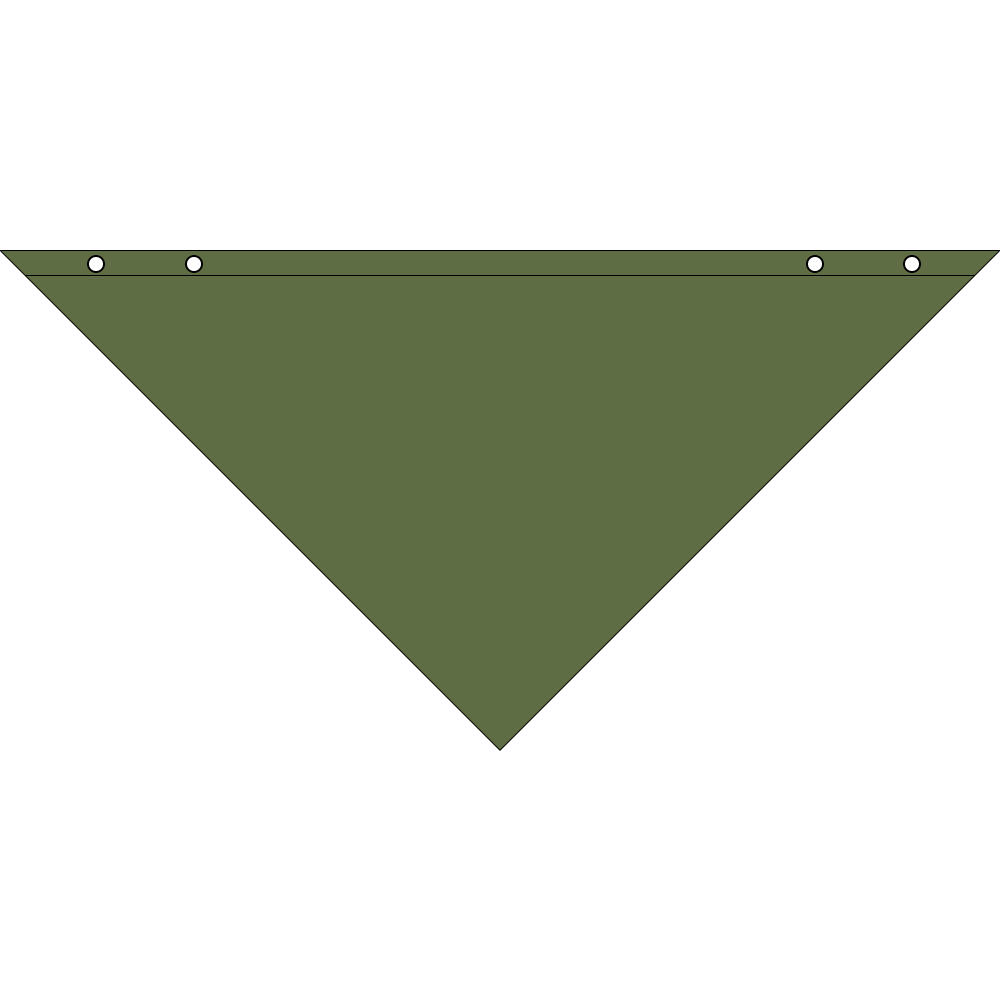 4800TS SERIES SNAP AND GO PET BANDANNA TRIANGLE - MADE IN THE USA