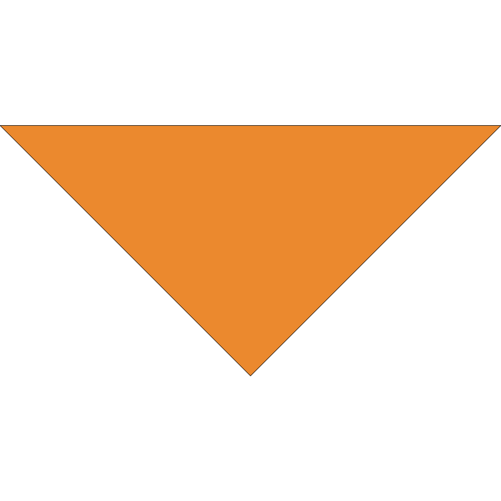 4800T SERIES 22 INCH PET BANDANNA TRIANGLE - MADE IN THE USA - AS LOW AS $1.18 EACH
