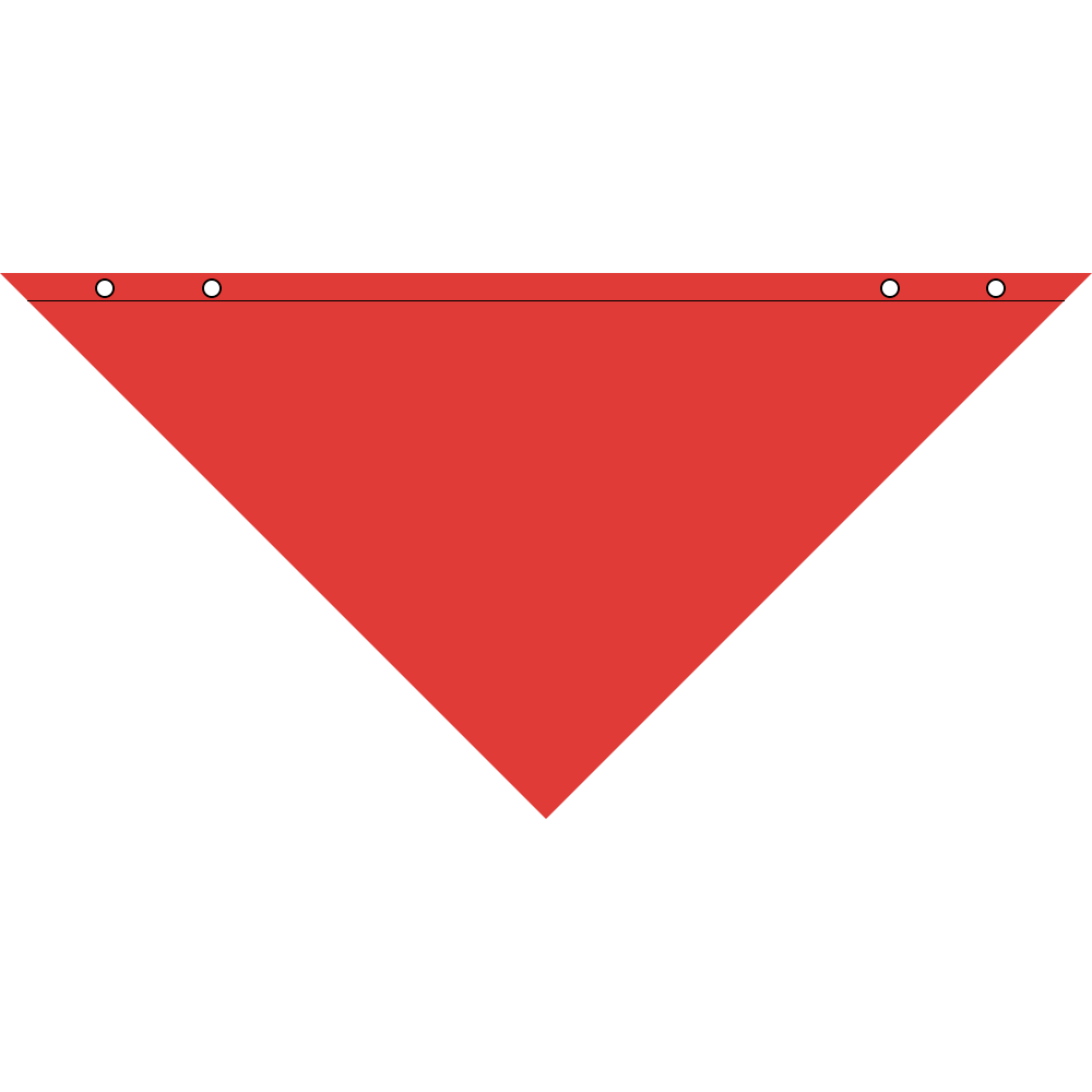 795TS SERIES SNAP AND GO PET BANDANNA TRIANGLE - MADE IN THE USA - AS LOW AS $1.17 EACH*