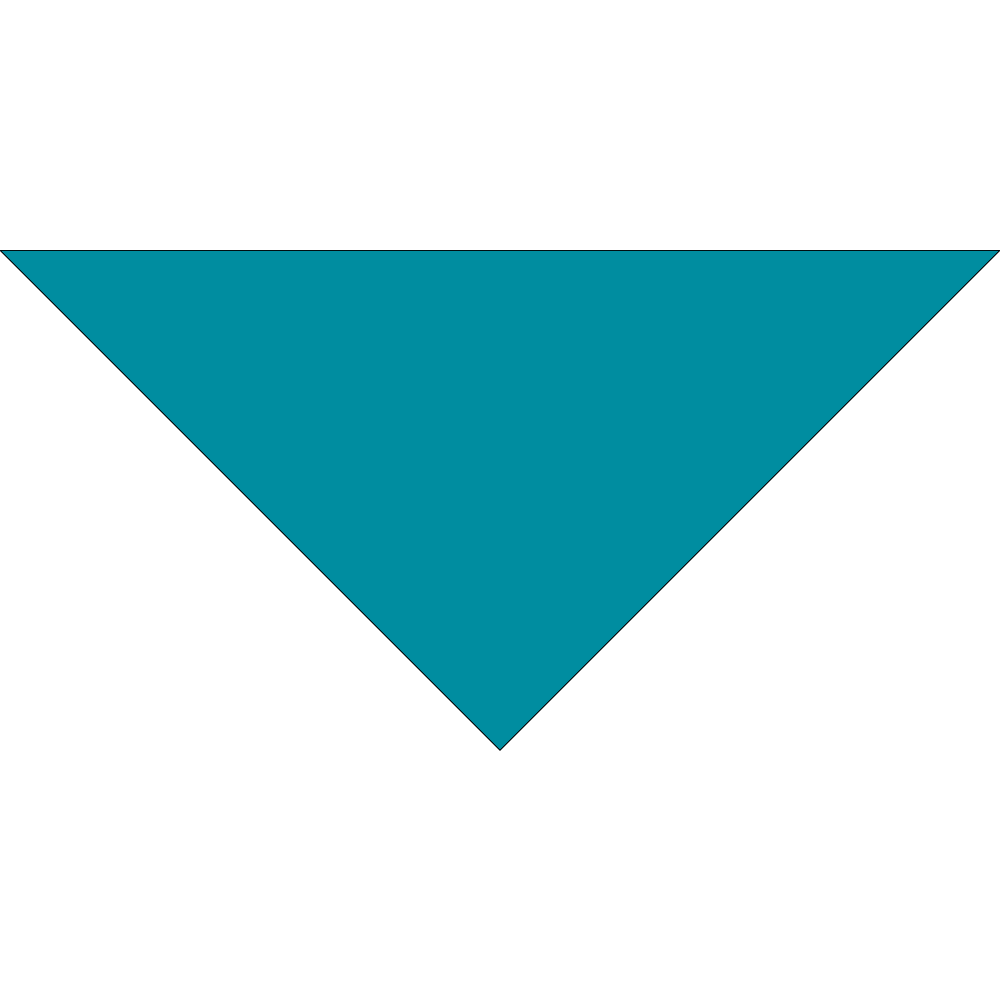 4900T SERIES 22 INCH PET BANDANNA TRIANGLE - (IMPORT) - AS LOW AS $0.85 EACH* in teal color, large triangle shape.
