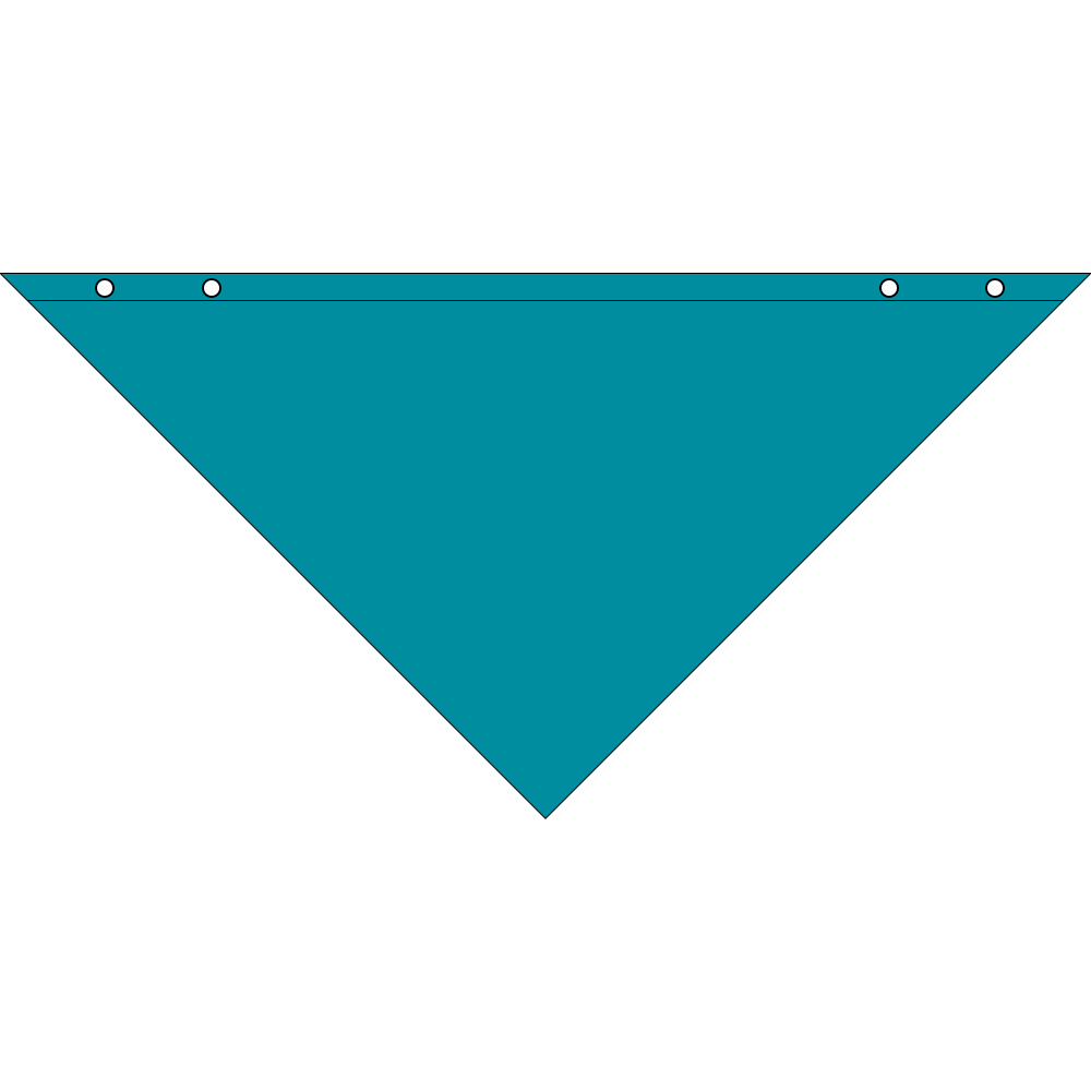 4800TS SERIES SNAP AND GO PET BANDANNA TRIANGLE - MADE IN THE USA