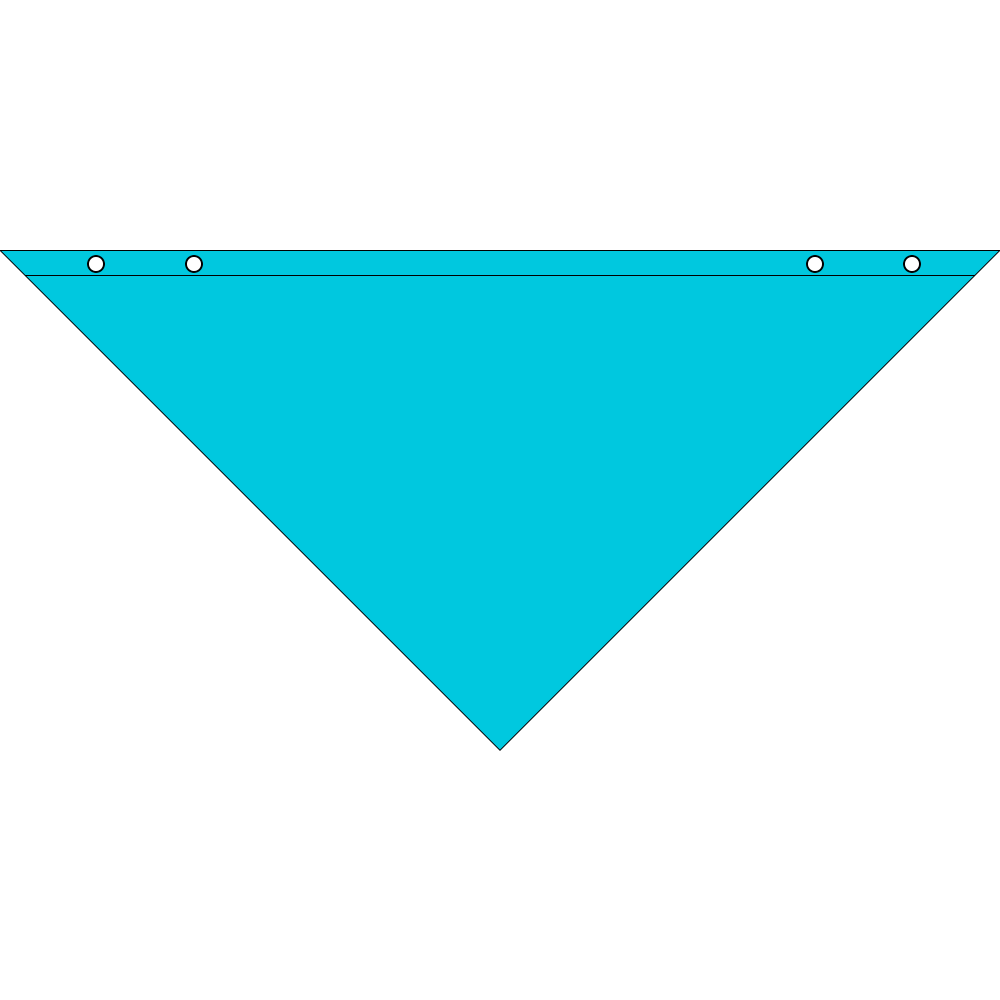 795TS SERIES SNAP AND GO PET BANDANNA TRIANGLE - MADE IN THE USA - AS LOW AS $1.17 EACH*