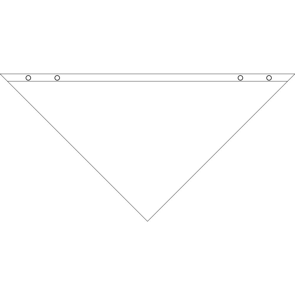 795TS SERIES SNAP AND GO PET BANDANNA TRIANGLE - MADE IN THE USA - AS LOW AS $1.17 EACH*