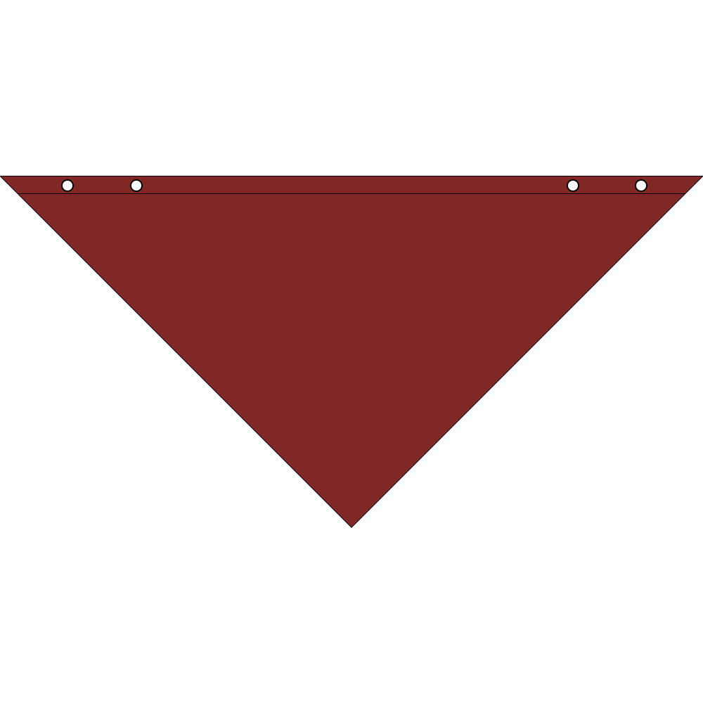 4800TS SERIES SNAP AND GO PET BANDANNA TRIANGLE - MADE IN THE USA