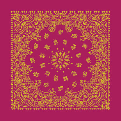 METALLIC 22 INCH PAISLEY BANDANNAS - IMPORTED - AS LOW AS $0.80 EACH*