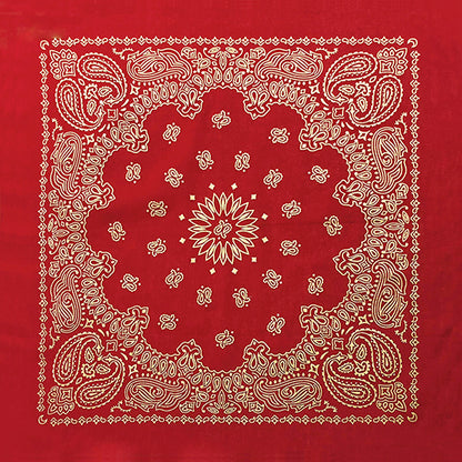 METALLIC 22 INCH PAISLEY BANDANNAS - IMPORTED - AS LOW AS $0.80 EACH*