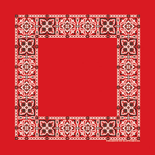 OPEN CENTER PAISLEY 22 INCH BANDANNAS - MADE IN THE USA - As low as $1.17 per piece*