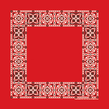 OPEN CENTER PAISLEY 22 INCH BANDANNAS - MADE IN THE USA - As low as $1.17 per piece*