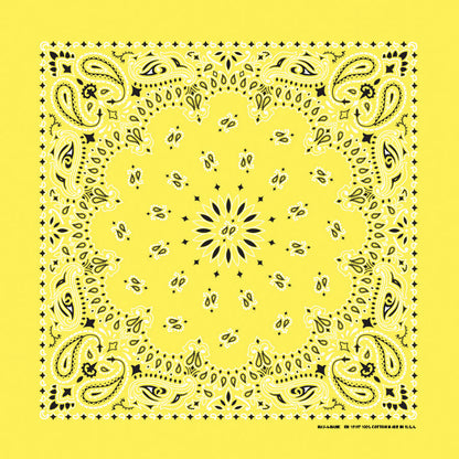 TRADITIONAL PAISLEY 22 INCH BANDANNAS - MADE IN THE USA - As low as $1.17 per piece*