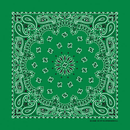 TRADITIONAL PAISLEY 22 INCH BANDANNAS - MADE IN THE USA - As low as $1.17 per piece*