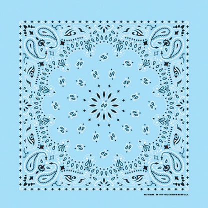 TRADITIONAL PAISLEY 22 INCH BANDANNAS - MADE IN THE USA - As low as $1.17 per piece*