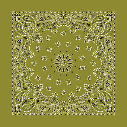 TRADITIONAL PAISLEY 22 INCH BANDANNAS - MADE IN THE USA - As low as $1.17 per piece*