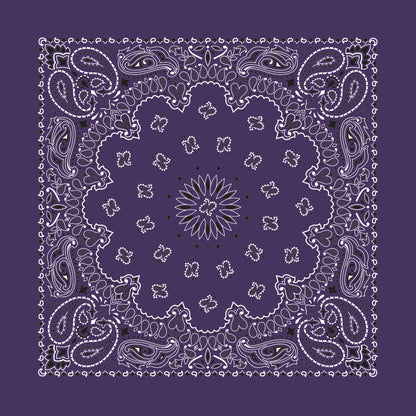 TRADITIONAL PAISLEY 22 INCH BANDANNAS - MADE IN THE USA - As low as $1.17 per piece*