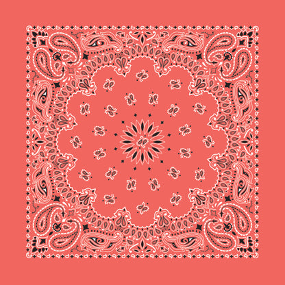 TRADITIONAL PAISLEY 22 INCH BANDANNAS - MADE IN THE USA - As low as $1.17 per piece*