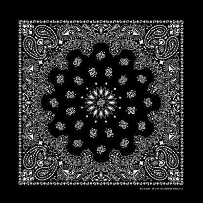 35 INCH BIG A$$ PAISLEY BANDANNAS - MADE IN THE USA - AS LOW AS $3.24 EACH*