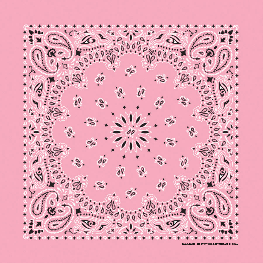 TRADITIONAL PAISLEY 22 INCH BANDANNAS - MADE IN THE USA - As low as $1.17 per piece*