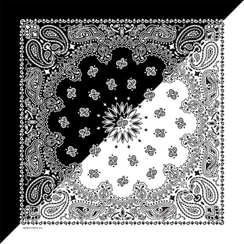 SPLIT PAISLEYS 22 INCH BANDANNAS - MADE IN THE USA - AS LOW AS $1.17 EACH*