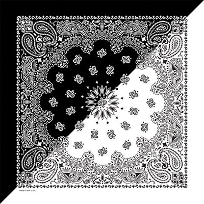 SPLIT PAISLEYS 22 INCH BANDANNAS - MADE IN THE USA - AS LOW AS $1.17 EACH*