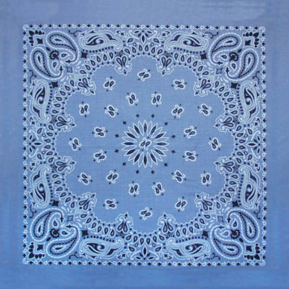 TRADITIONAL PAISLEY 22 INCH BANDANNAS - MADE IN THE USA - As low as $1.17 per piece*