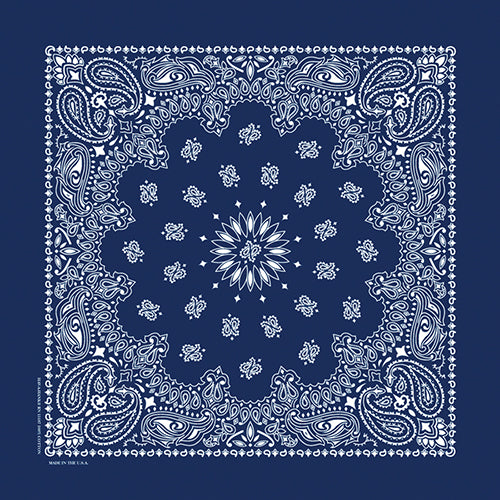 TRADITIONAL PAISLEY 22 INCH BANDANNAS - IMPORTED - As low as $0.84 per piece*
