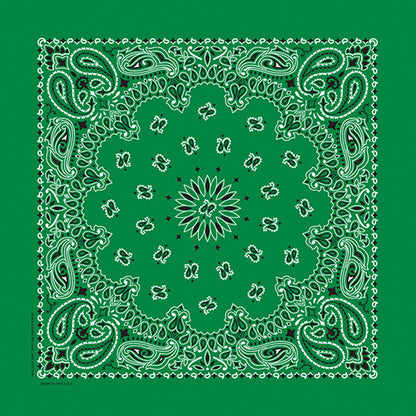 TRADITIONAL PAISLEY 22 INCH BANDANNAS - IMPORTED - As low as $0.84 per piece*