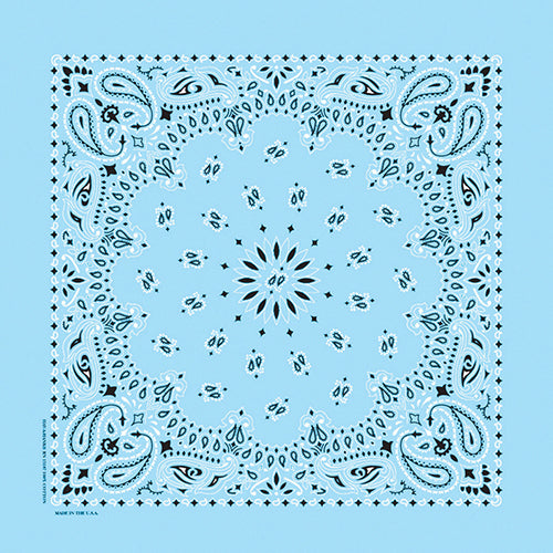 TRADITIONAL PAISLEY 22 INCH BANDANNAS - IMPORTED - As low as $0.84 per piece*