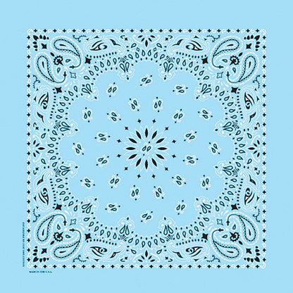 TRADITIONAL PAISLEY 22 INCH BANDANNAS - IMPORTED - As low as $0.84 per piece*