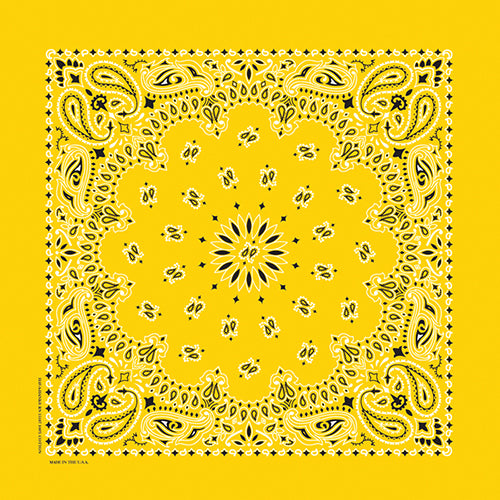 TRADITIONAL PAISLEY 22 INCH BANDANNAS - IMPORTED - As low as $0.84 per piece*