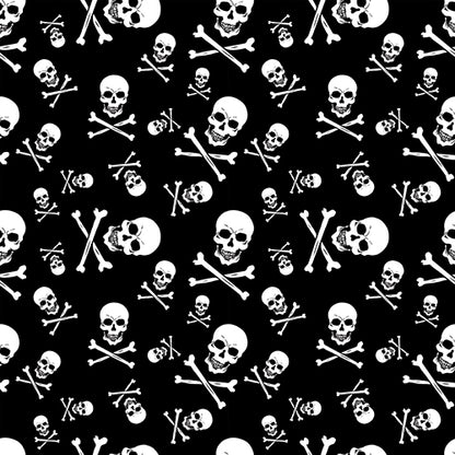 SKULLS AND FLAMES 22 INCH BANDANNAS  - USA AND IMPORT - As low as $0.84 per piece*