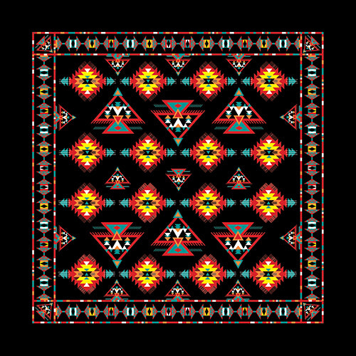 SOUTHWEST THEMED 22 INCH BANDANNAS - MADE IN THE USA - As low as $1.22 per piece*