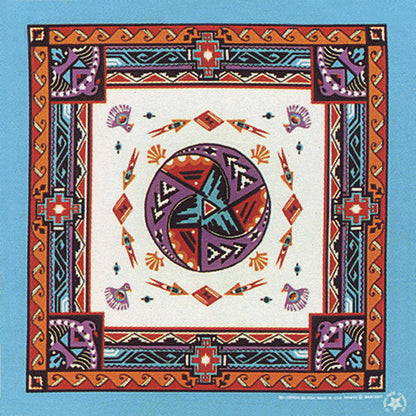 SOUTHWEST THEMED 22 INCH BANDANNAS - MADE IN THE USA - As low as $1.22 per piece*