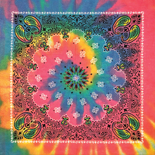 NOVELTY 22 INCH PAISLEY BANDANNAS - IMPORTED AND USA - As low as $0.84 per piece*