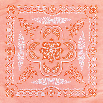 RUSTIC AND FLORAL 27 INCH PAISLEY BANDANNAS - MADE IN THE USA - As low as $1.61 per piece*