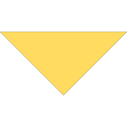 4800T SERIES 22 INCH PET BANDANNA TRIANGLE - MADE IN THE USA - AS LOW AS $1.18 EACH