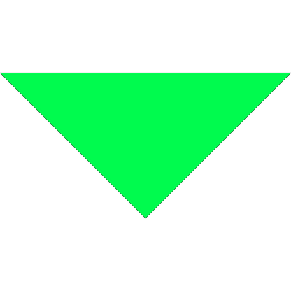 4600T SERIES 22 INCH NEON PET BANDANNA TRIANGLE - MADE IN THE USA - AS LOW AS $1.35 EACH